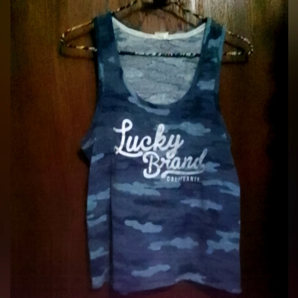 Lucky Brand Camo Tank S